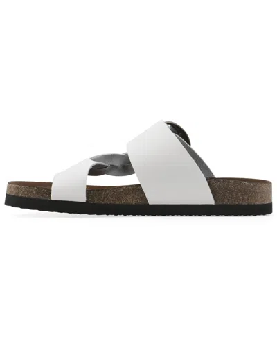 White Mountain Harleta Sandal In White