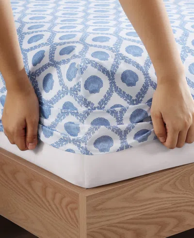 Caribbean Joe Coastal Pattern 4-pc. Sheet Set, King In Blue