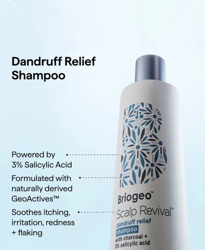 Briogeo Scalp Revival Dandruff Relief Shampoo With Salicylic Acid 8.4 Fl Oz/248 ml In Transparent