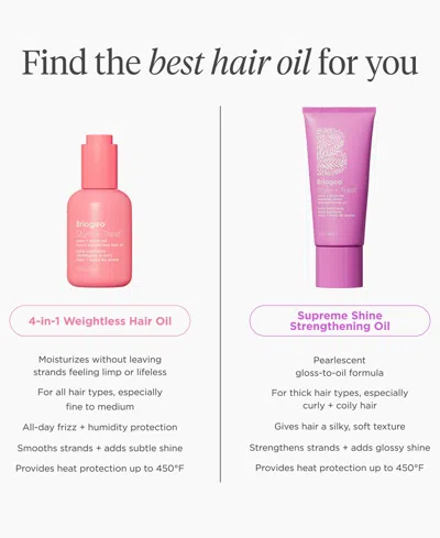 Briogeo 4-in-1 Weightless Hair Oil In Transparent