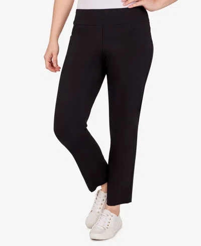 Ruby Rd. Plus Size Mid-rise Ankle Pants In Brown