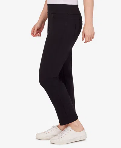 Ruby Rd. Plus Size Mid-rise Ankle Pants In Brown