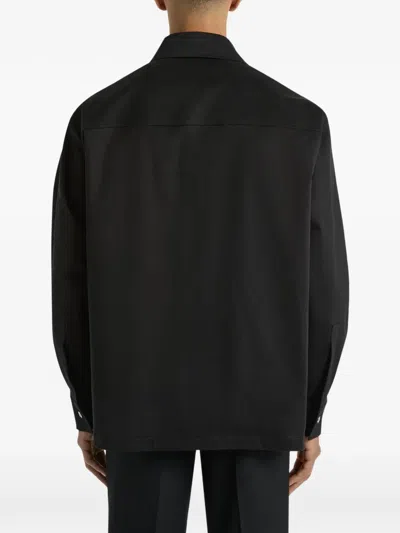 Balmain Windbreaker Jacket In Black