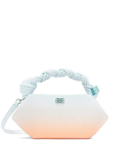 Ganni Bou Gradient Shoulder Bag In Blue