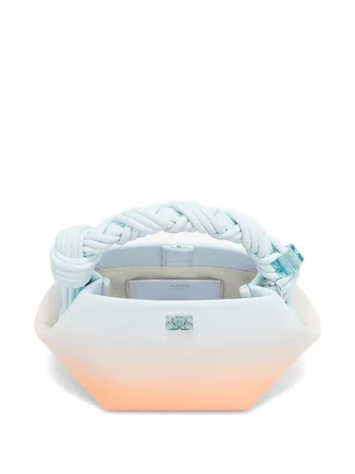 Ganni Bou Gradient Shoulder Bag In Blue
