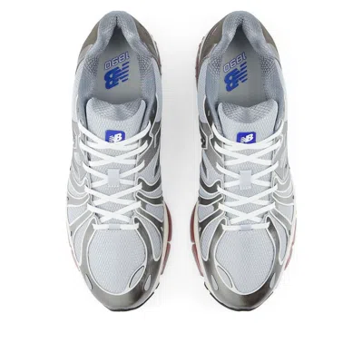 New Balance Mens Dark Silver Metallic Gra Abzorb 1890 Mesh Trainers In Gray