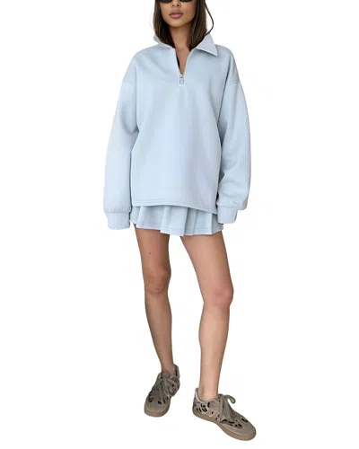 Emma Way 2pc Pullover & Skirt Set In Blue