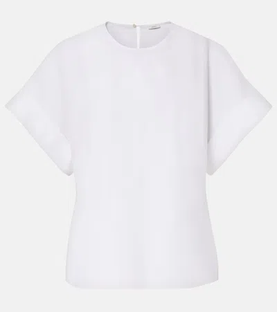 Joseph Fassia Cotton Poplin Blouse In White