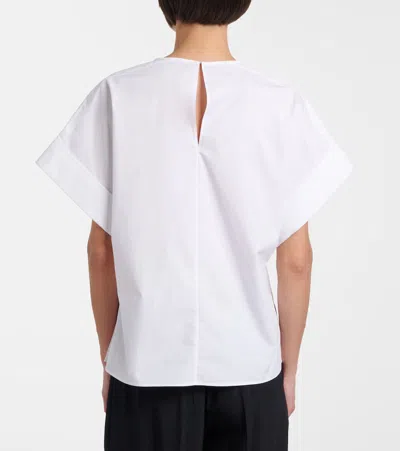 Joseph Fassia Cotton Poplin Blouse In White