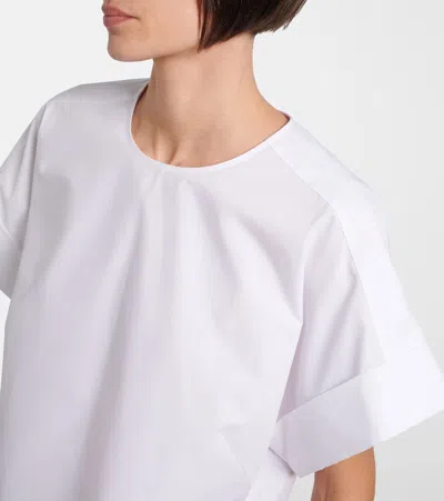 Joseph Fassia Cotton Poplin Blouse In White