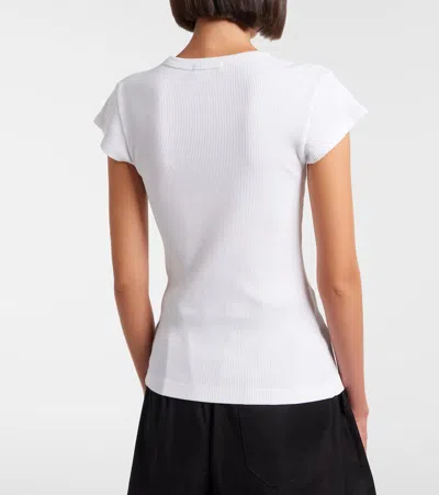 Agolde Bryce Cap Sleeve Tee In Cholla In Multi