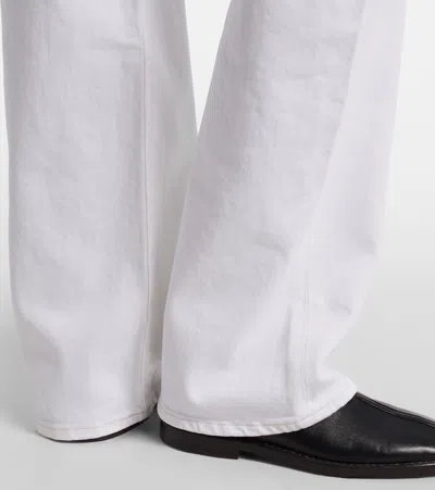 Agolde Harper Straight Jeans In White