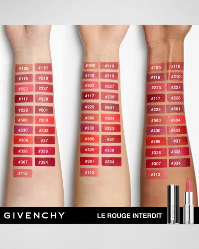 Givenchy Le Rouge Interdit Intense Silk Lipstick In Pink