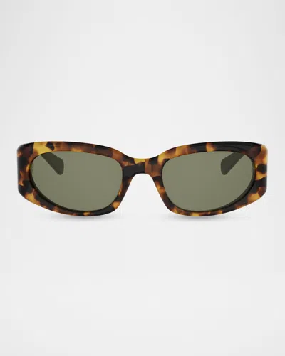Celine Journey 57mm Rectangular Sunglasses In Multi