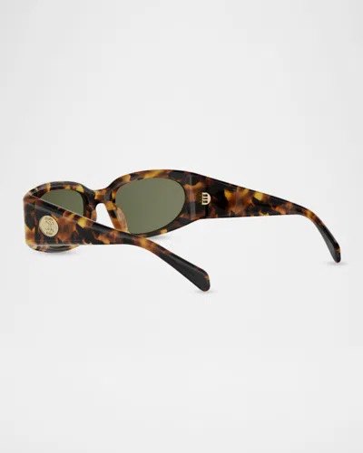 Celine Journey 57mm Rectangular Sunglasses In Multi