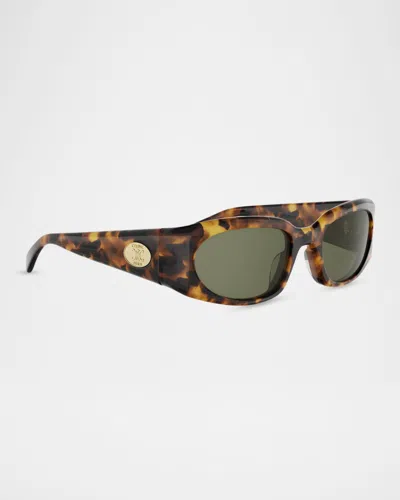 Celine Journey 57mm Rectangular Sunglasses In Multi