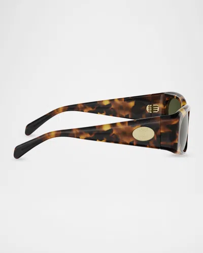 Celine Journey 57mm Rectangular Sunglasses In Multi