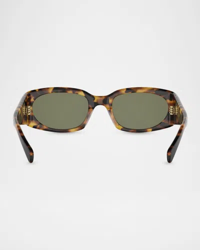 Celine Journey 57mm Rectangular Sunglasses In Multi