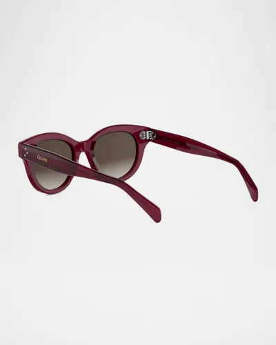 Celine 3 Dots Round Sunglasses In Multi