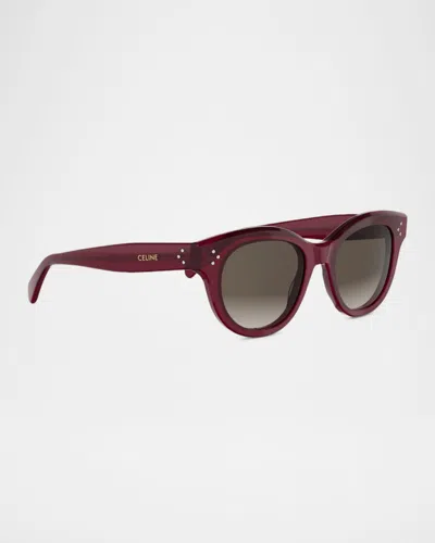 Celine 3 Dots Round Sunglasses In Multi
