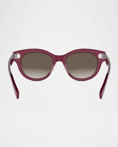 Celine 3 Dots Round Sunglasses In Multi
