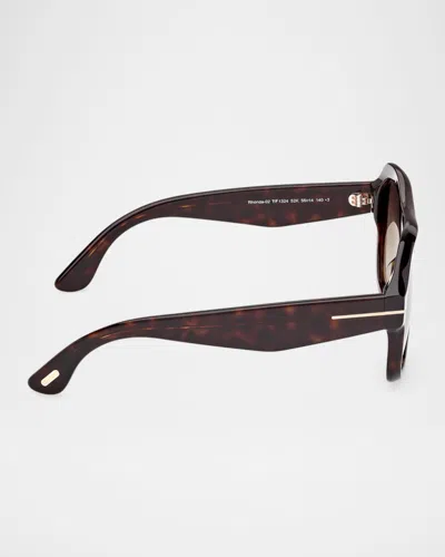 Tom Ford Eyewear Pilot Frame Sunglasses In Multi
