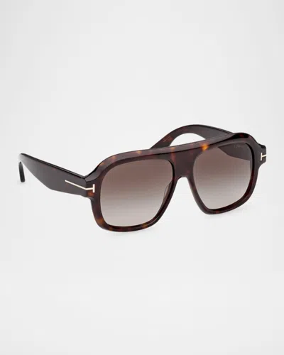 Tom Ford Eyewear Pilot Frame Sunglasses In Multi