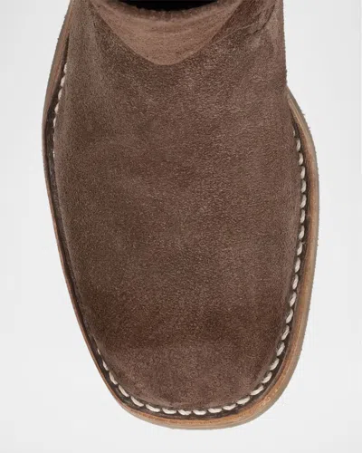 Frye Campus 12r Suede Mid-calf Boots In Multi