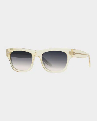 Barton Perreira Blackwell 53mm Rectangular Acetate Sunglasses In Multi