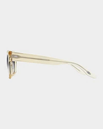 Barton Perreira Blackwell 53mm Rectangular Acetate Sunglasses In Multi