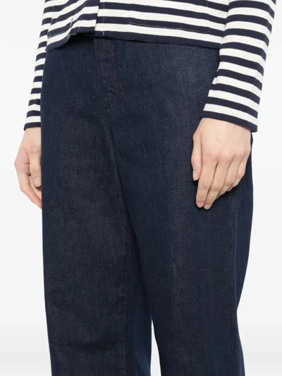 Agnès B. Logo-patch Jeans In Blue