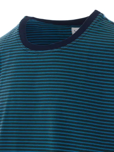 Howlin' Paradise Striped T-shirt In Blue