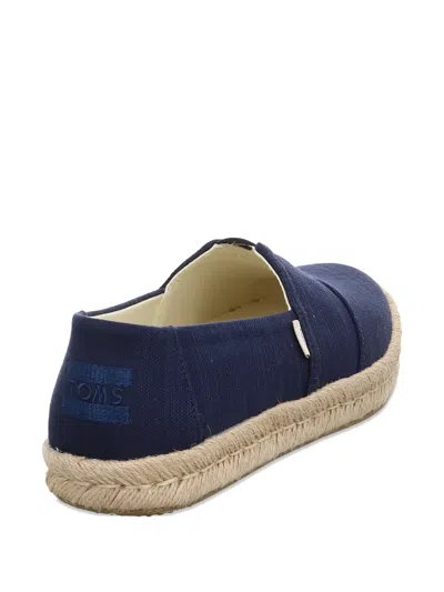 Toms Women's Alpargata Rope 2.0 Navy Recycled Cotton Espadrille In Blue