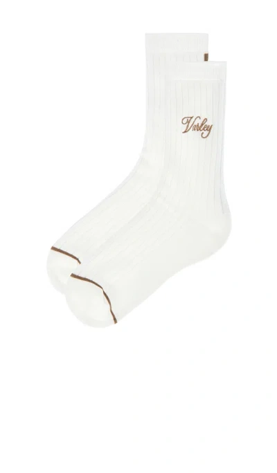 Varley Ivan Light Rib Sock In White