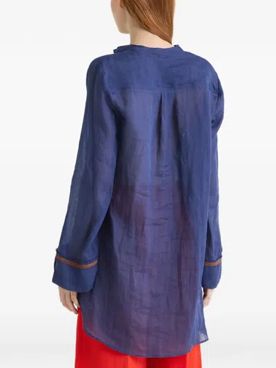 Maliparmi Long-sleeves Shirt In Blue
