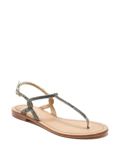 Maliparmi Beaded Sandals In Multi