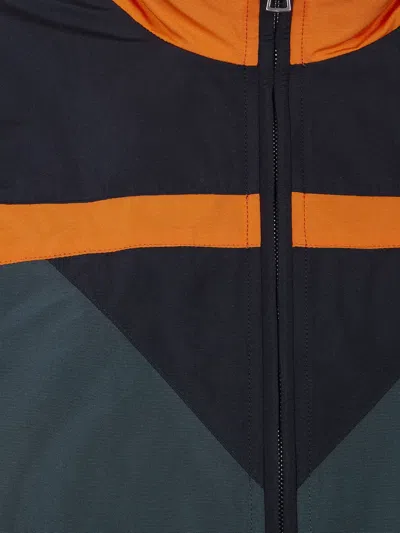 N°21 Colour-block Zip-up Bomber Jacket In Blue