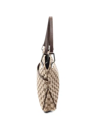 Pre-owned Gucci Medium Eclipse Gg Monogram Tote Bag In Neutral