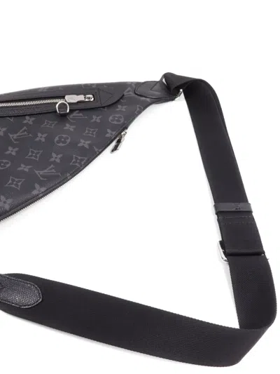 Pre-owned Louis Vuitton Monogram Duo Backpack In Black