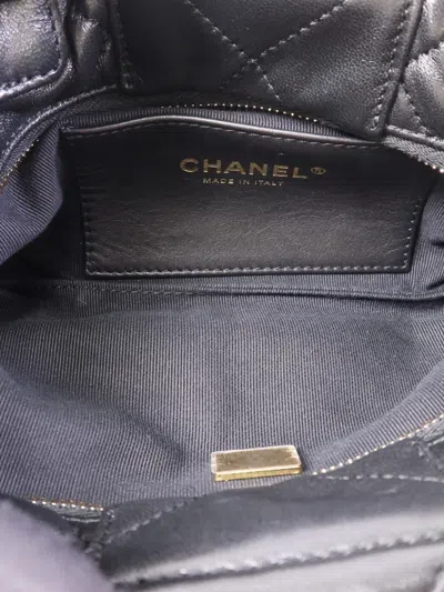 Pre-owned Chanel Interlocking-cc Tote Bag In Black