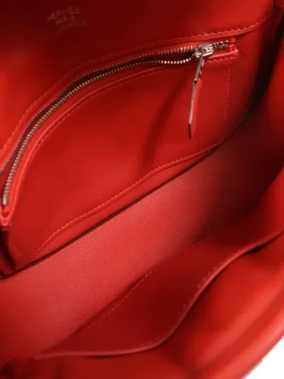 Pre-owned Hermes Mini Berline Shoulder Bag In Red