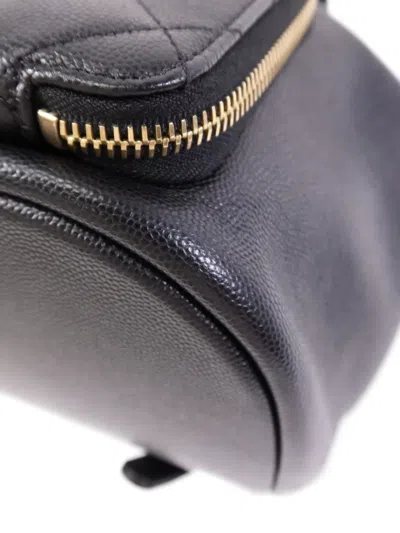 Pre-owned Chanel Affinity Backpack In Black