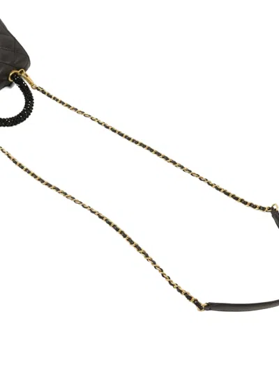 Pre-owned Chanel Coco Handle Shoulder Bag In Black