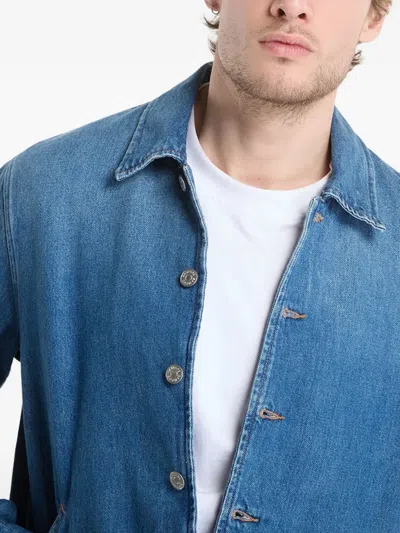 Samsoe & Samsoe Sarobin Denim Jacket In Blue