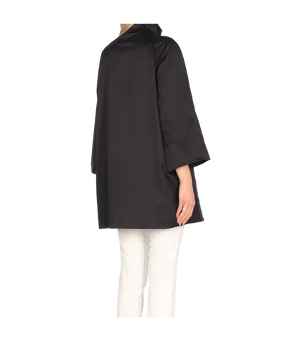 Fay Short High Collar Waterproof Jacket In Black