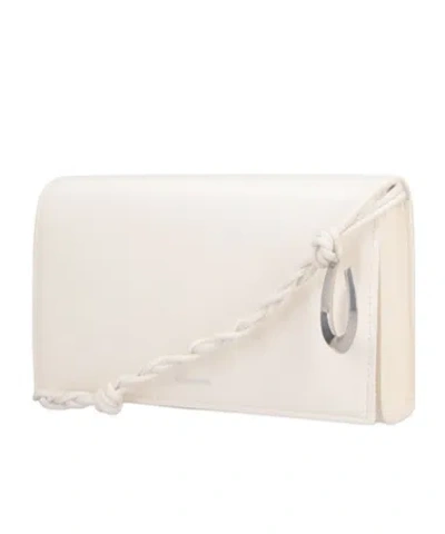 Jil Sander Tangle Strap Wallet In Neutral