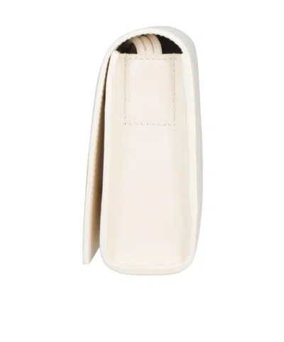 Jil Sander Tangle Strap Wallet In Neutral