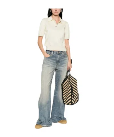 A.p.c. Ruby Polo Top In White