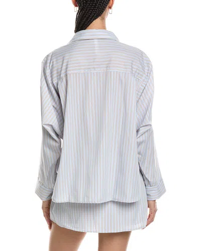Abbey Oversized Shirt In Blue