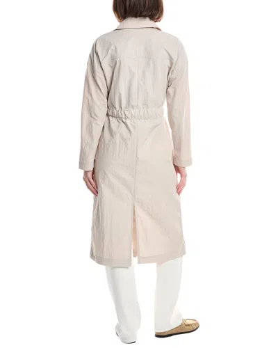 Hunter Crinkle Rain Coat In Neutral